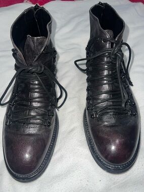 Jo Ghost Italy Men’s Hiking Boots 1356 Testa di Moro Leather Sz 41 (US 8- 8 1/2)